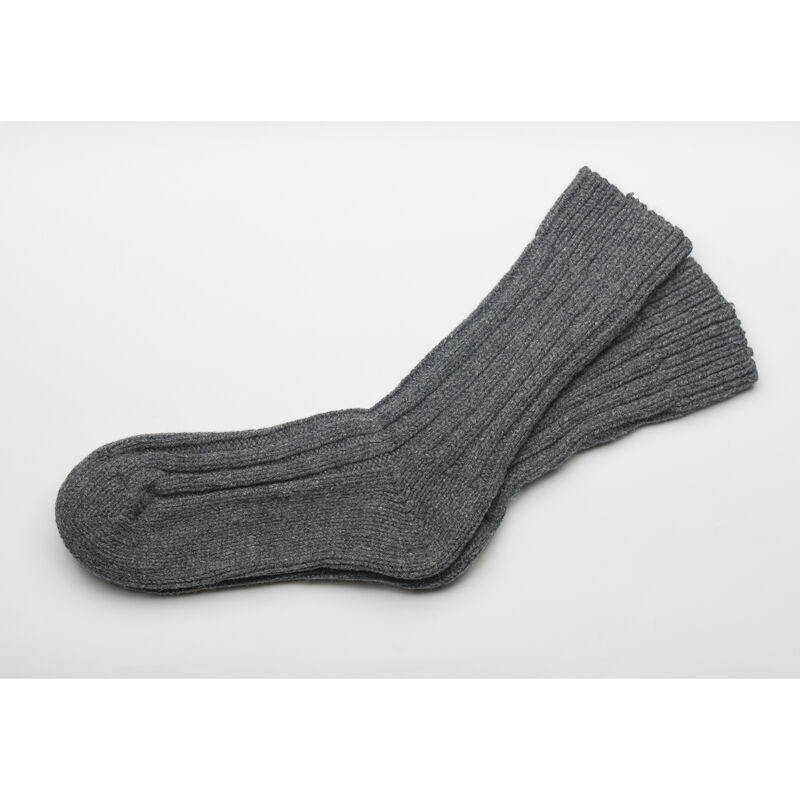 Doogan Donegal 100% Pure Wool Irish Walking Socks, Dark Grey Colour